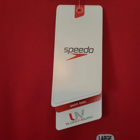 NWT Speedo Men's Swim Shirt - Picture 5 of 7